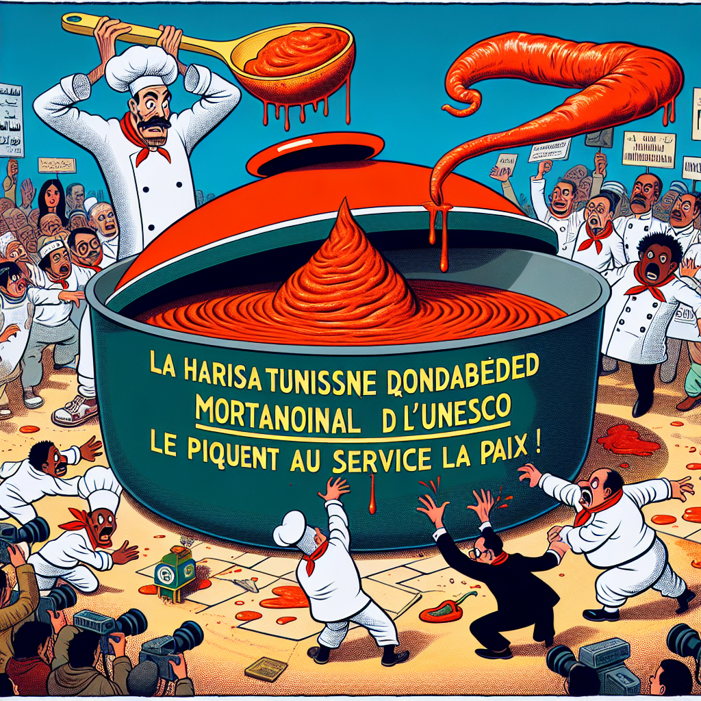 La Harissa tunisienne déclarée patrimoine mondial de l'UNESCO : le piquant au service de la paix !