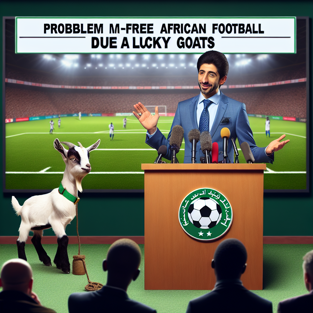 Le président de la CAF annonce un football africain sans problèmes grâce à des chèvres porte-bonheur