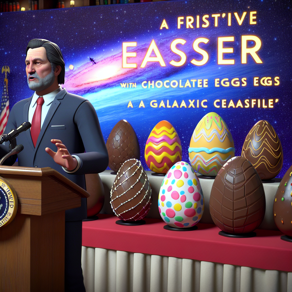 Zelensky annuncia una Pasqua con uova di cioccolato e cessate il fuoco galattico