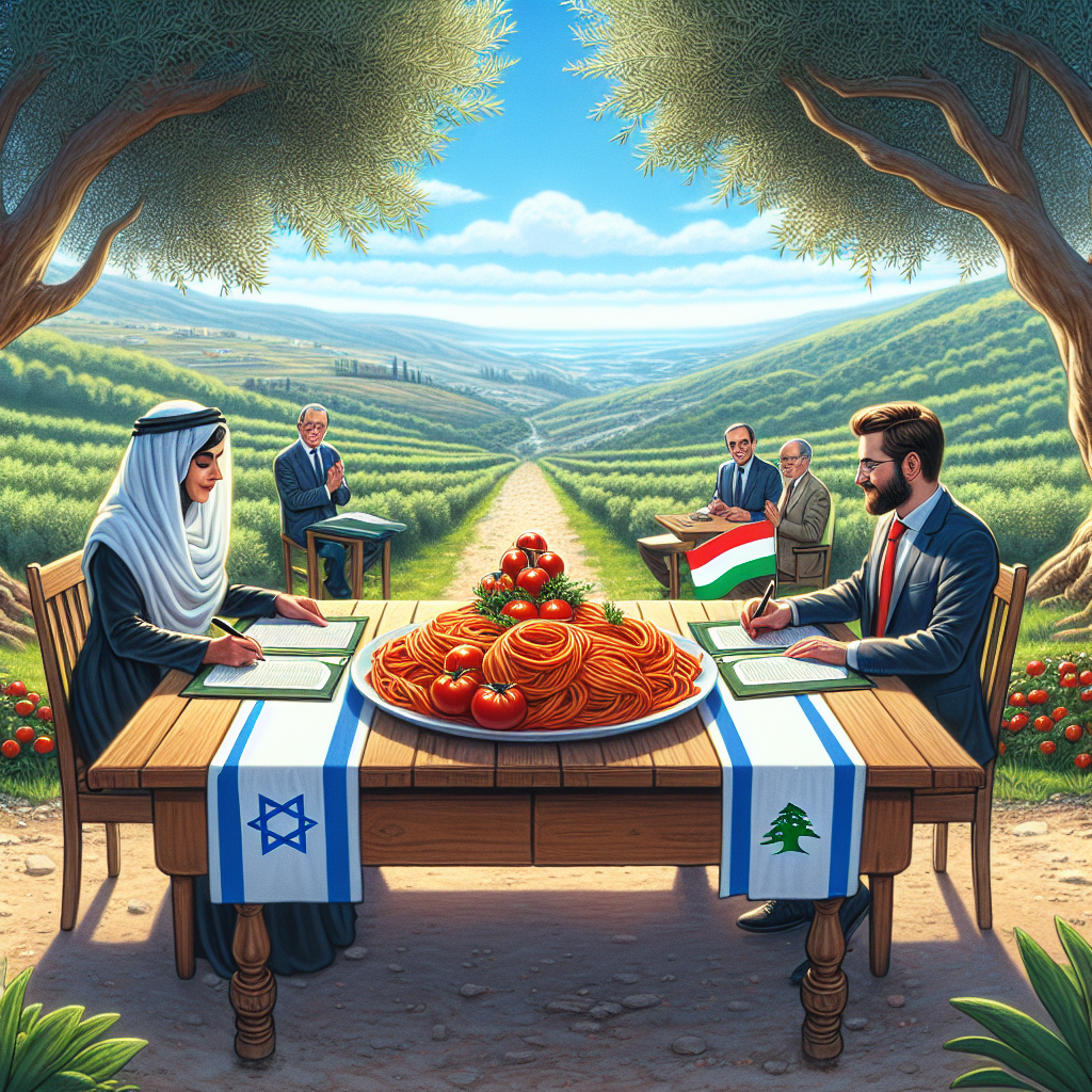 Israele e Libano accordano pace eterna con un accordo di pasta al pomodoro