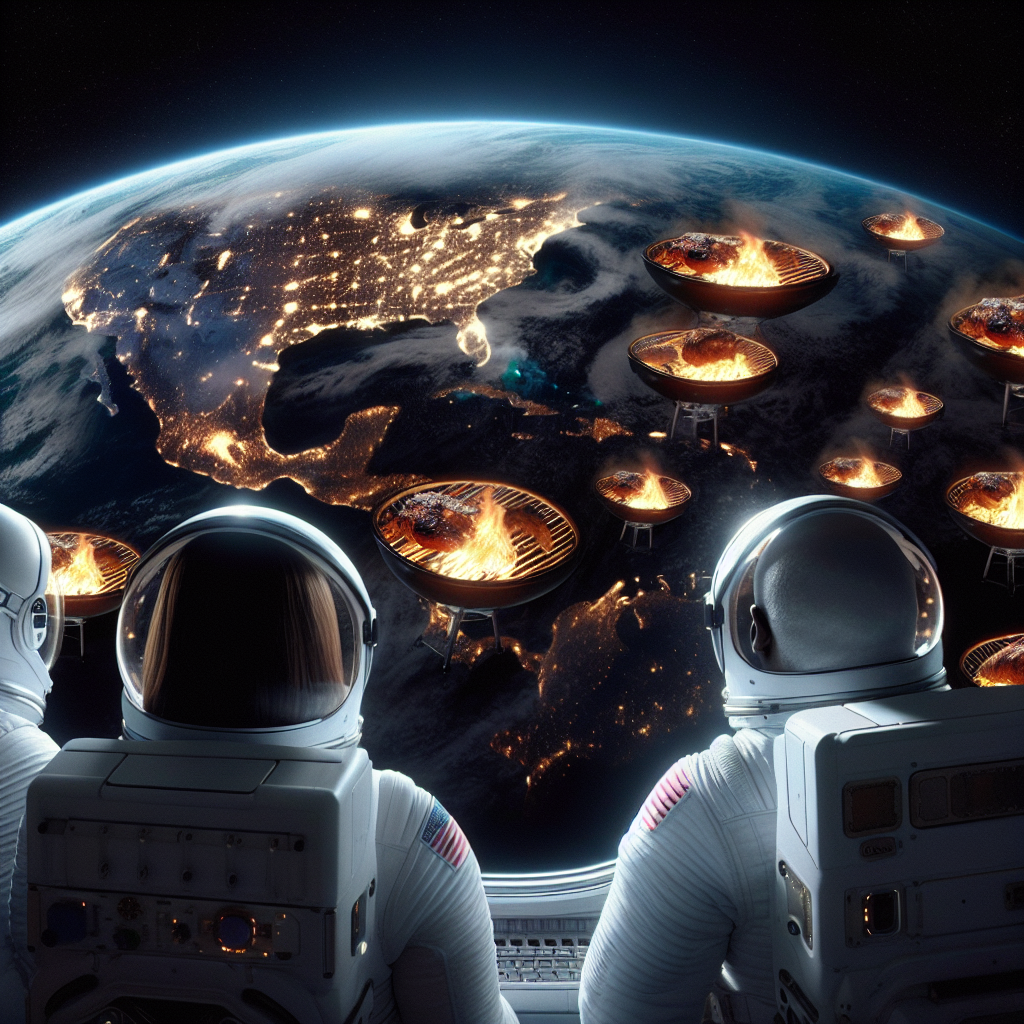 Les astronautes d'Artemis II découvrent que la Terre est un gigantesque BBQ flottant