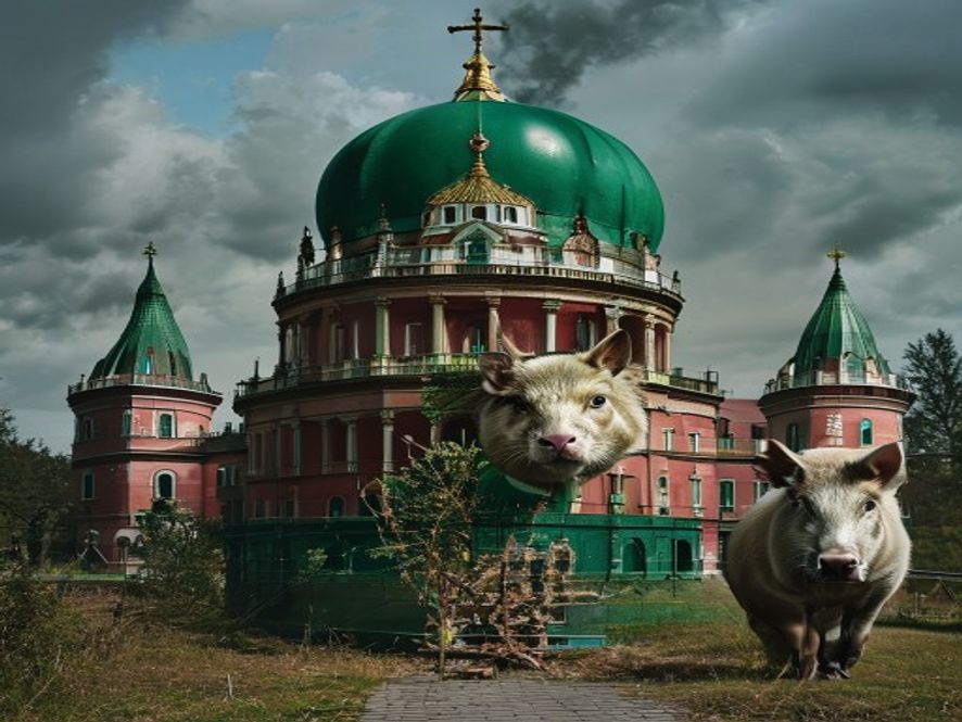 La Russie dévoile une stratégie de désinformation basée sur des têtes de cochon et des synagogues vertes