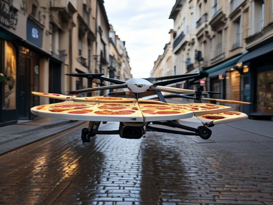 L'Europe s'unit pour créer des drones capables de livrer des pizzas en moins de 30 minutes