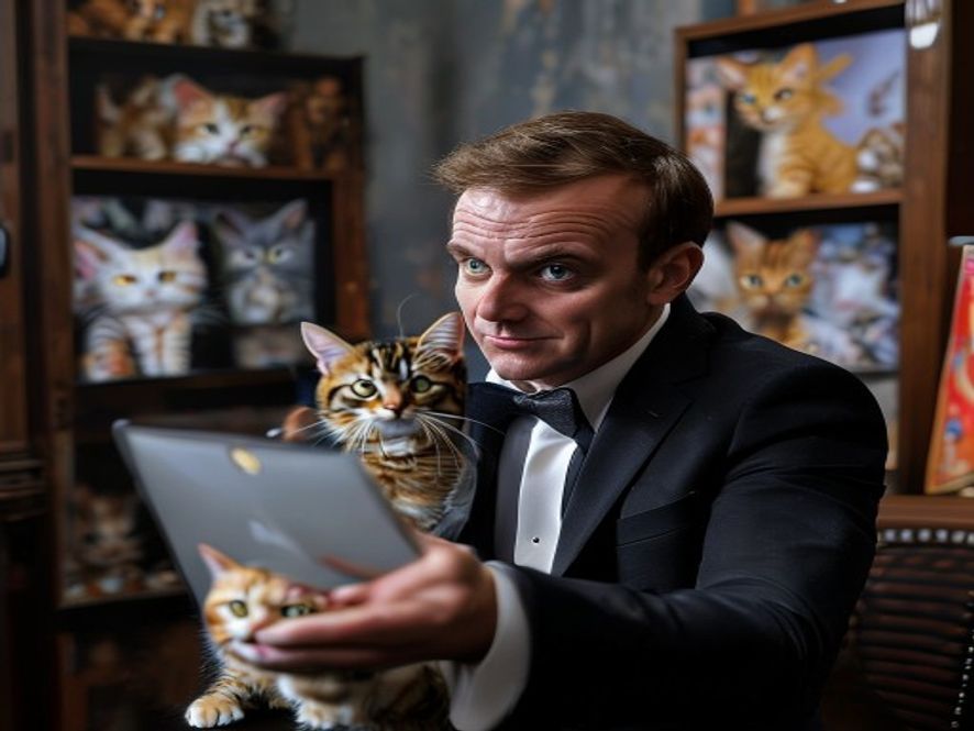 Emmanuel Macron lance une croisade contre Internet pour protéger les enfants des vidéos de chats