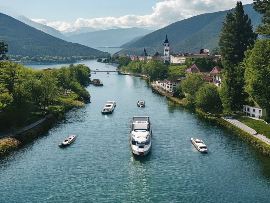 Le G7 à Évian : la France propose un réseau de canaux pour apaiser la Suisse