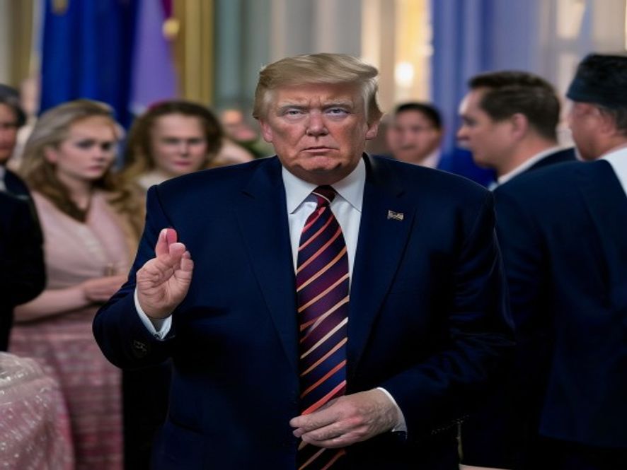 Donald Trump évacué d'un gala à Washington pour avoir trop ri de lui-même