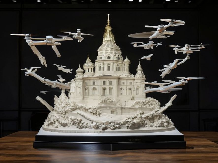 La Russie adopte une stratégie de lutte contre les drones en organisant un concours de sculptures en huile