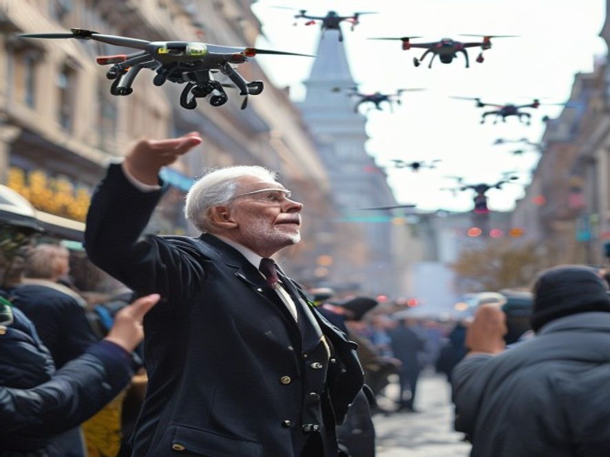 Célébration des 80 ans de la République : le gouvernement annonce une parade de drones en hommage aux statues